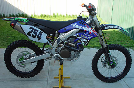 
 Four Stroke Racing 
 2008 Kawasaki KXF 450 SR 
 Rider - Douglas Nowak 
